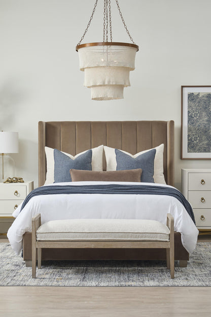 Essentials For Living - Stitch & Hand - Dining & Bedroom Leone Bench - 6698.LGLIN/NG view 10