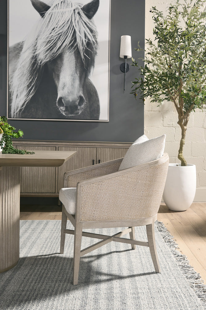 Essentials For Living - Stitch & Hand - Dining & Bedroom McGuire Arm Chair - 6642.LGLIN/NG view 8