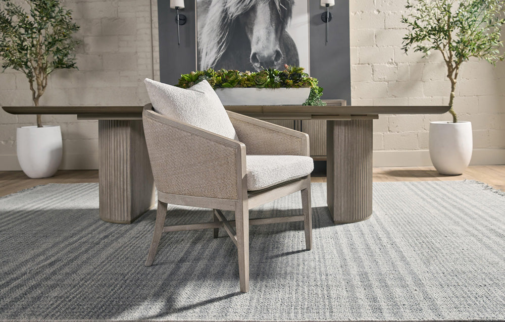 Essentials For Living - Stitch & Hand - Dining & Bedroom McGuire Arm Chair - 6642.LGLIN/NG view 11