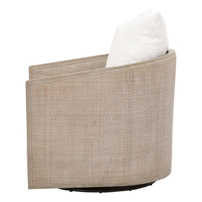Essentials For Living - Stitch & Hand - Dining & Bedroom McGuire Swivel Club Chair - 6643.BOU-SNO/NG view 3