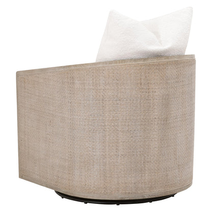 Essentials For Living - Stitch & Hand - Dining & Bedroom McGuire Swivel Club Chair - 6643.BOU-SNO/NG view 4