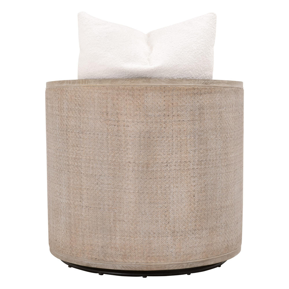 Essentials For Living - Stitch & Hand - Dining & Bedroom McGuire Swivel Club Chair - 6643.BOU-SNO/NG view 5