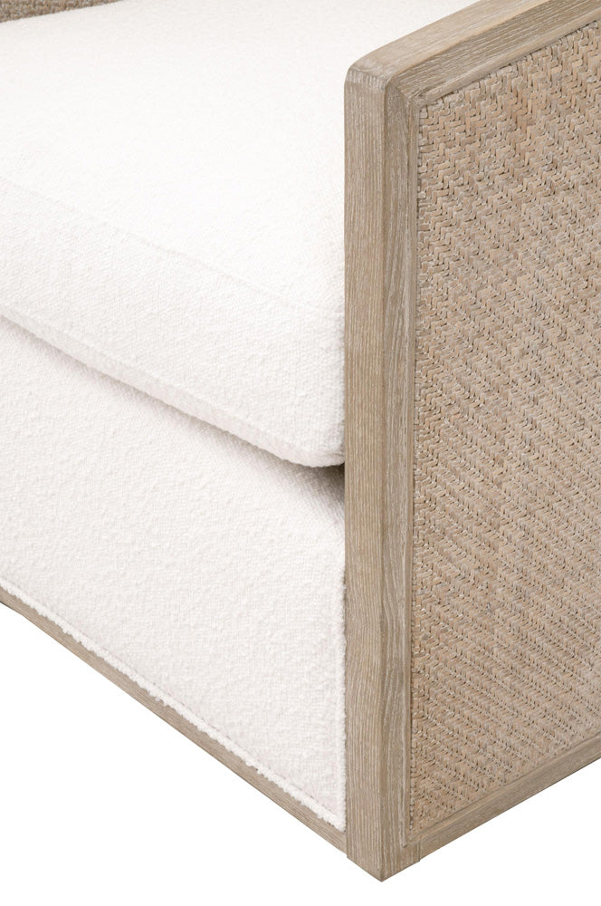 Essentials For Living - Stitch & Hand - Dining & Bedroom McGuire Swivel Club Chair - 6643.BOU-SNO/NG view 9