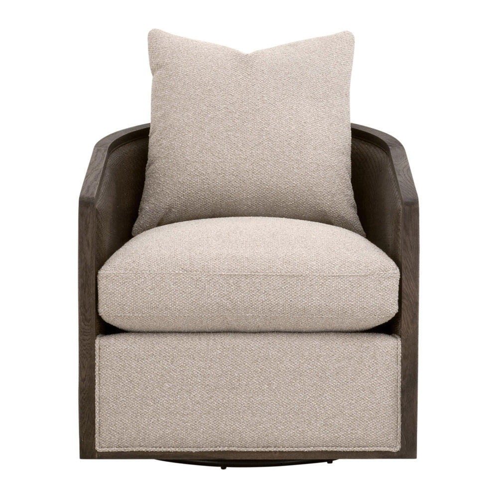 Essentials For Living - Stitch & Hand - Dining & Bedroom McGuire Swivel Club Chair - 6643.LGJUT/MBO view 1