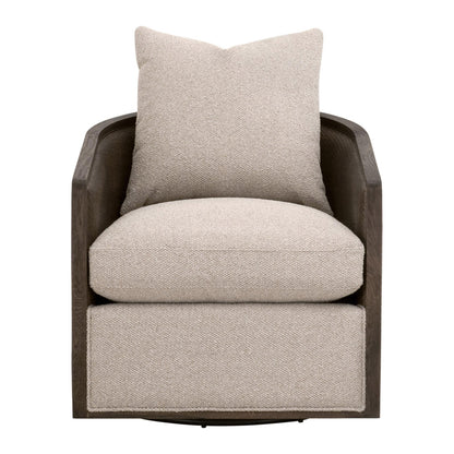 Essentials For Living - Stitch & Hand - Dining & Bedroom McGuire Swivel Club Chair - 6643.LGJUT/MBO view 1