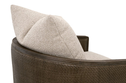 Essentials For Living - Stitch & Hand - Dining & Bedroom McGuire Swivel Club Chair - 6643.LGJUT/MBO view 6