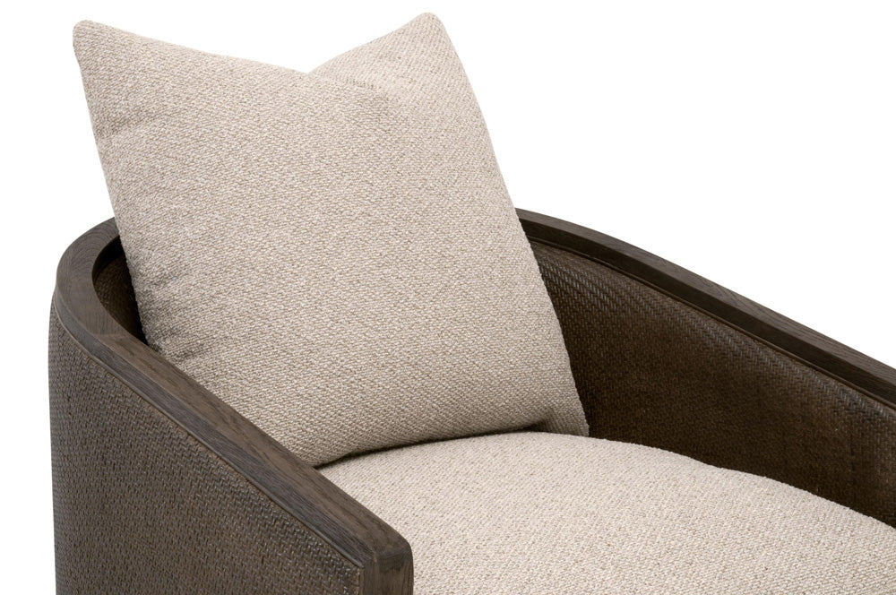 Essentials For Living - Stitch & Hand - Dining & Bedroom McGuire Swivel Club Chair - 6643.LGJUT/MBO view 7