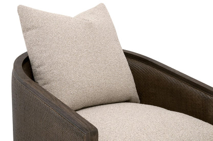 Essentials For Living - Stitch & Hand - Dining & Bedroom McGuire Swivel Club Chair - 6643.LGJUT/MBO view 7
