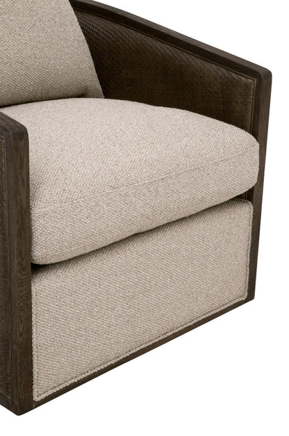 Essentials For Living - Stitch & Hand - Dining & Bedroom McGuire Swivel Club Chair - 6643.LGJUT/MBO view 8