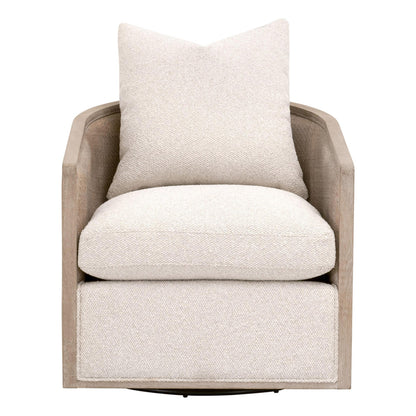 Essentials For Living - Stitch & Hand - Dining & Bedroom McGuire Swivel Club Chair - 6643.LGLIN/NG view 1