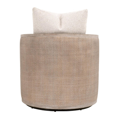 Essentials For Living - Stitch & Hand - Dining & Bedroom McGuire Swivel Club Chair - 6643.LGLIN/NG view 5