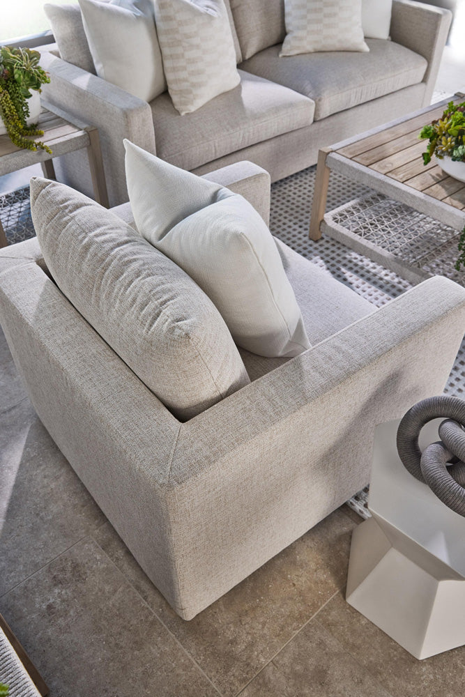 Essentials For Living - Stitch & Hand - Dining & Bedroom Newport Outdoor 91" Track Arm Sofa - 6730-3.LSSND view 7