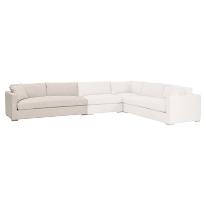 Essentials For Living - Stitch & Hand - Dining & Bedroom Newport Outdoor Modular 2-Seat Left Track Arm Sofa - 6730-2S1LA.LSSND view 4
