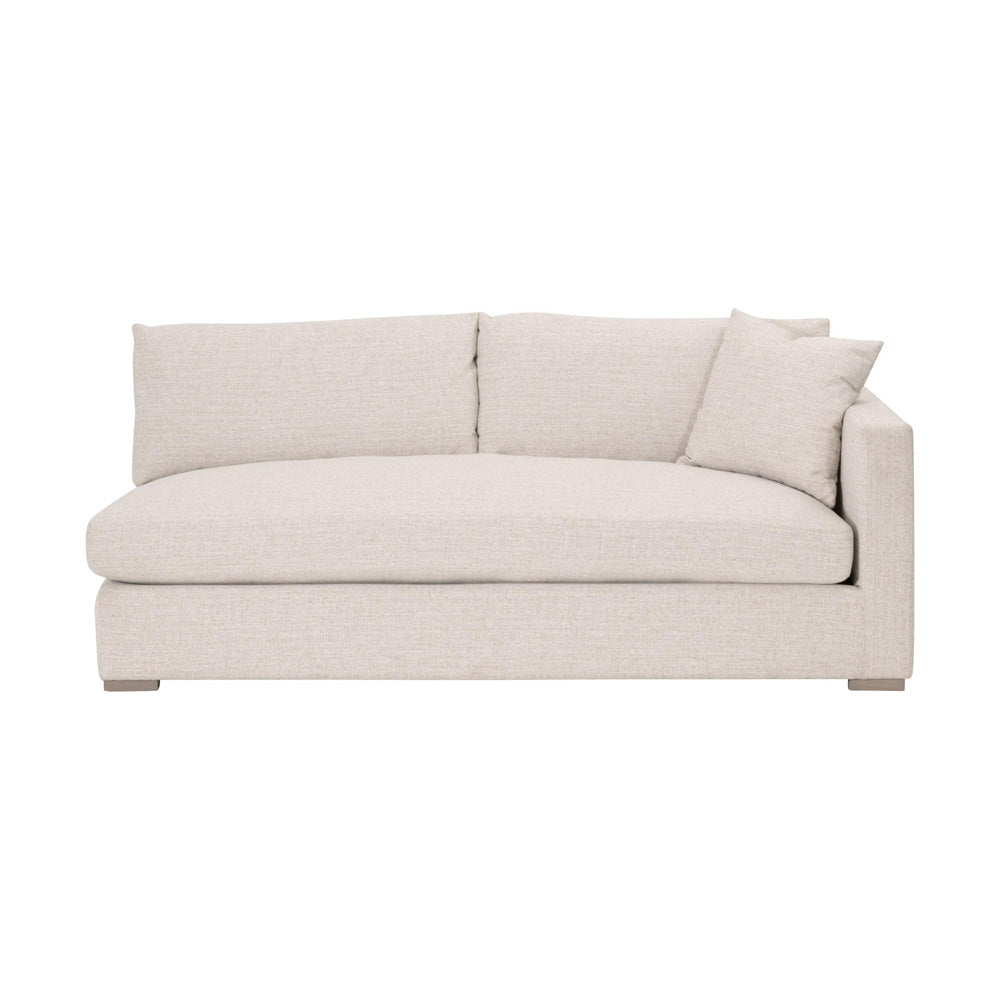 Essentials For Living - Stitch & Hand - Dining & Bedroom Newport Outdoor Modular 2-Seat Right Track Arm Sofa - 6730-2S1RA.LSSND view 1