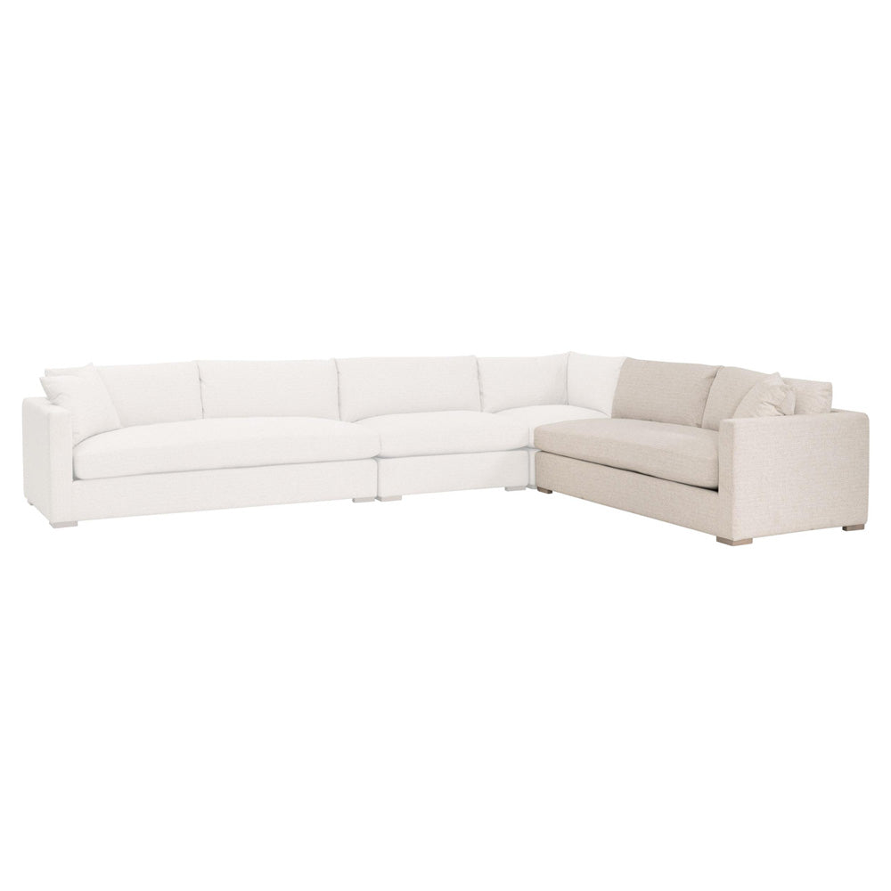 Essentials For Living - Stitch & Hand - Dining & Bedroom Newport Outdoor Modular 2-Seat Right Track Arm Sofa - 6730-2S1RA.LSSND view 4
