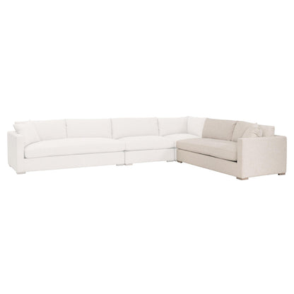 Essentials For Living - Stitch & Hand - Dining & Bedroom Newport Outdoor Modular 2-Seat Right Track Arm Sofa - 6730-2S1RA.LSSND view 4