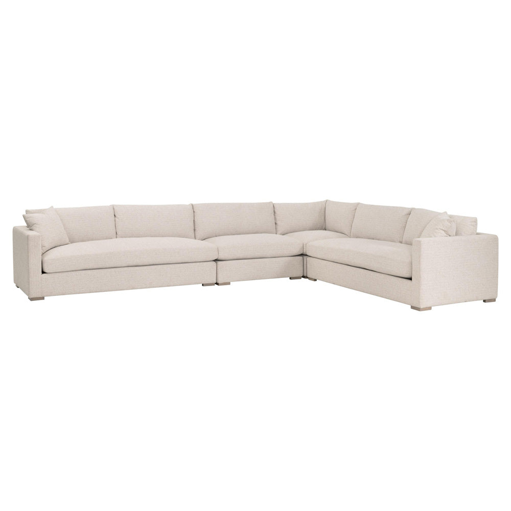Essentials For Living - Stitch & Hand - Dining & Bedroom Newport Outdoor Modular Corner Chair - 6730-CRN.LSSND view 5