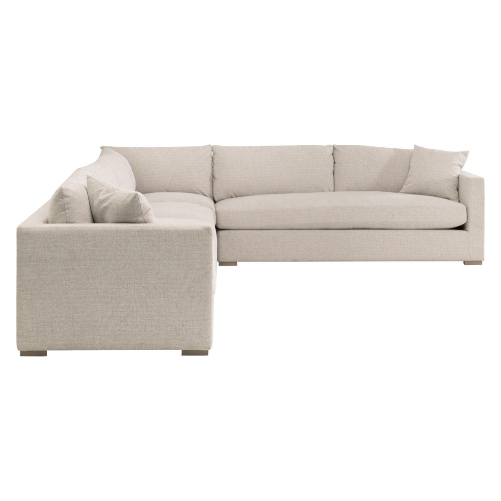 Essentials For Living - Stitch & Hand - Dining & Bedroom Newport Outdoor Modular Corner Chair - 6730-CRN.LSSND view 6