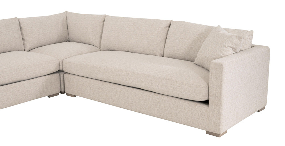 Essentials For Living - Stitch & Hand - Dining & Bedroom Newport Outdoor Modular Corner Chair - 6730-CRN.LSSND view 9