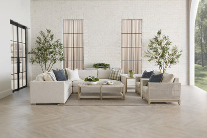 Essentials For Living - Stitch & Hand - Dining & Bedroom Newport Outdoor Modular Corner Chair - 6730-CRN.LSSND view 12