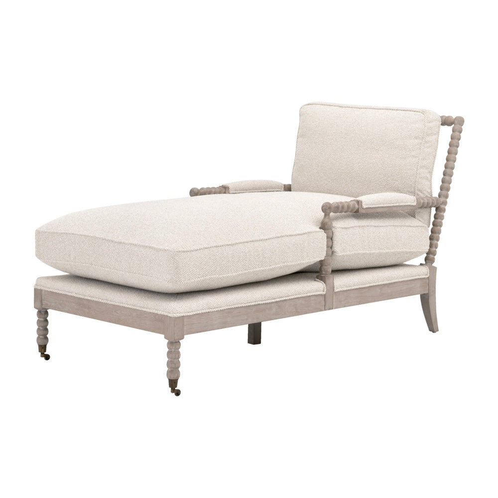 Essentials For Living - Stitch & Hand - Dining & Bedroom Rouleau Chaise Lounge - 6647.LGLIN/NG view 1