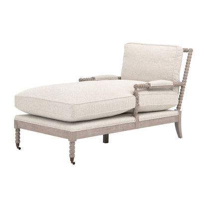 Essentials For Living - Stitch & Hand - Dining & Bedroom Rouleau Chaise Lounge - 6647.LGLIN/NG view 1