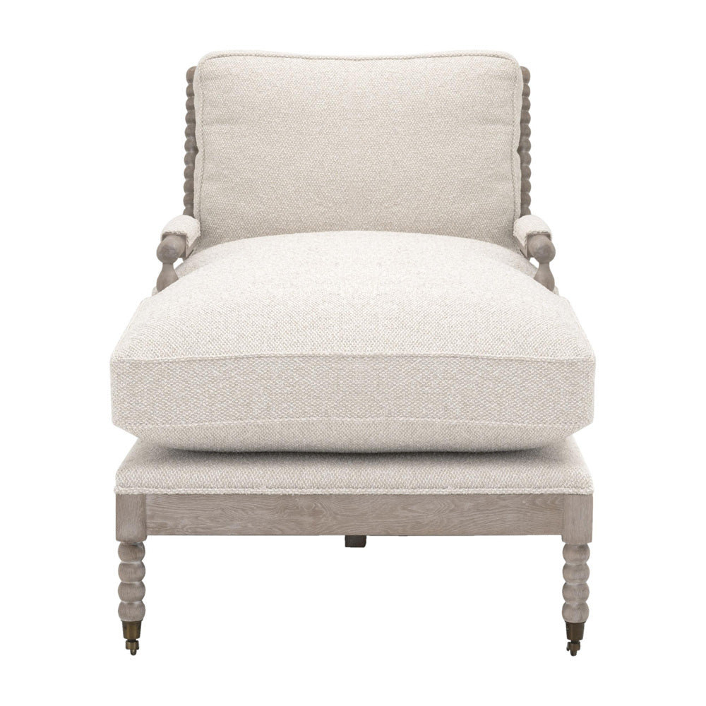 Essentials For Living - Stitch & Hand - Dining & Bedroom Rouleau Chaise Lounge - 6647.LGLIN/NG view 2