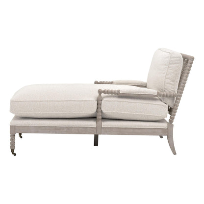 Essentials For Living - Stitch & Hand - Dining & Bedroom Rouleau Chaise Lounge - 6647.LGLIN/NG view 3