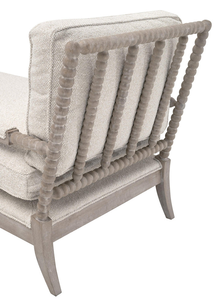 Essentials For Living - Stitch & Hand - Dining & Bedroom Rouleau Chaise Lounge - 6647.LGLIN/NG view 8