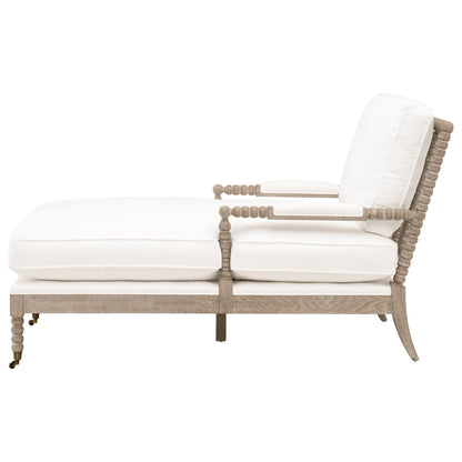 Essentials For Living - Stitch & Hand - Dining & Bedroom Rouleau Chaise Lounge - 6647.LPPRL/NG view 3