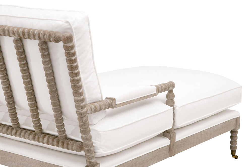 Essentials For Living - Stitch & Hand - Dining & Bedroom Rouleau Chaise Lounge - 6647.LPPRL/NG view 7