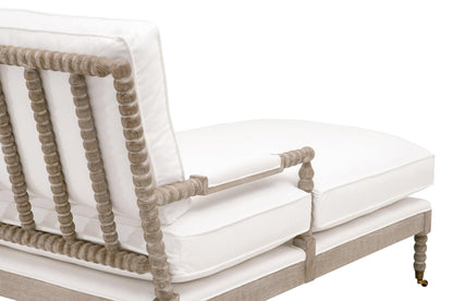 Essentials For Living - Stitch & Hand - Dining & Bedroom Rouleau Chaise Lounge - 6647.LPPRL/NG view 7