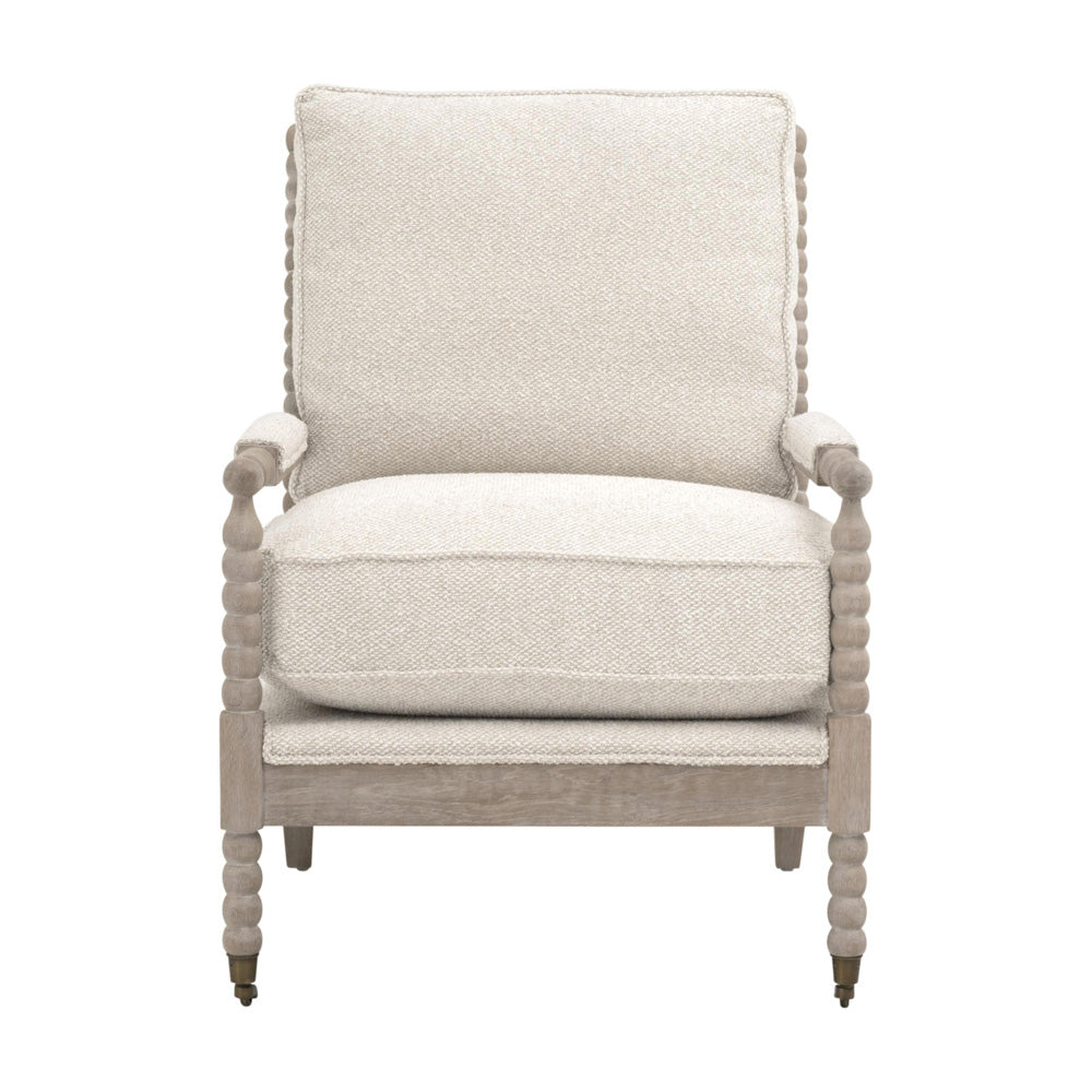 Essentials For Living - Stitch & Hand - Dining & Bedroom Rouleau Club Chair - 6648.LGLIN/NG view 1