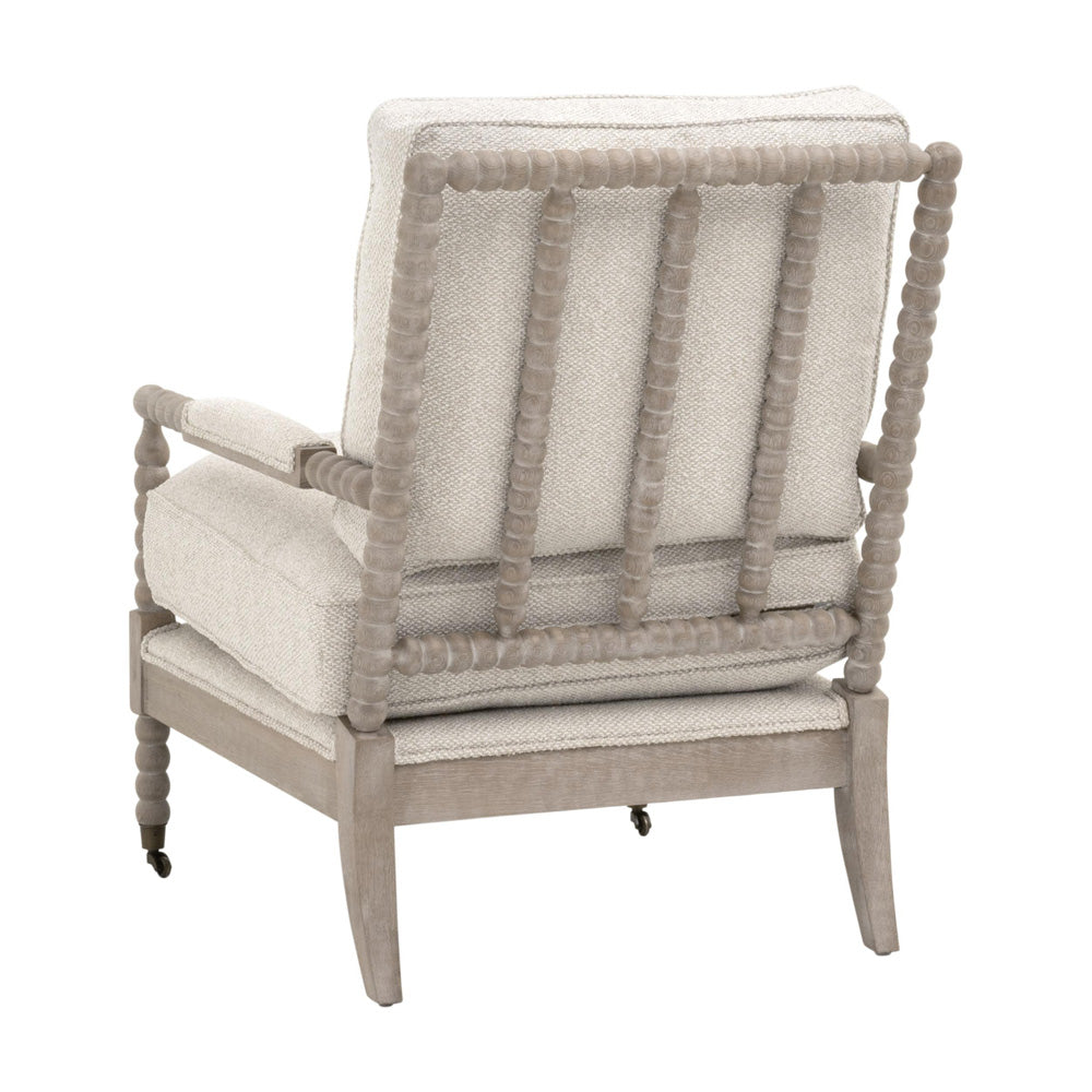 Essentials For Living - Stitch & Hand - Dining & Bedroom Rouleau Club Chair - 6648.LGLIN/NG view 4