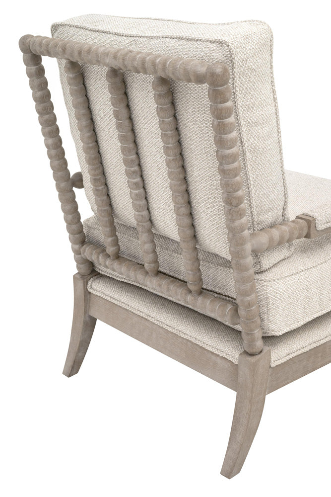 Essentials For Living - Stitch & Hand - Dining & Bedroom Rouleau Club Chair - 6648.LGLIN/NG view 6
