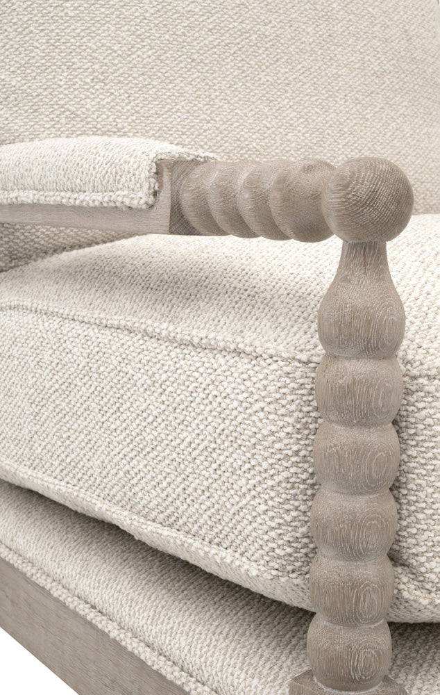 Essentials For Living - Stitch & Hand - Dining & Bedroom Rouleau Club Chair - 6648.LGLIN/NG view 8