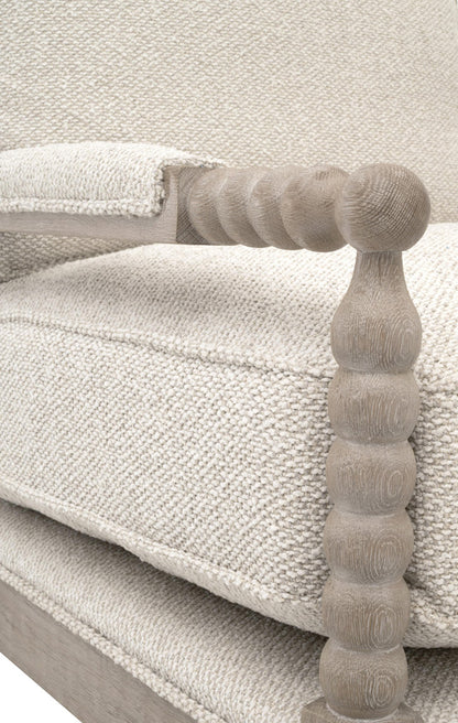 Essentials For Living - Stitch & Hand - Dining & Bedroom Rouleau Club Chair - 6648.LGLIN/NG view 8