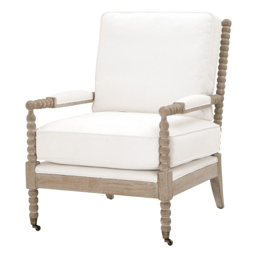 Essentials For Living - Stitch & Hand - Dining & Bedroom Rouleau Club Chair - 6648.LPPRL/NG view 2