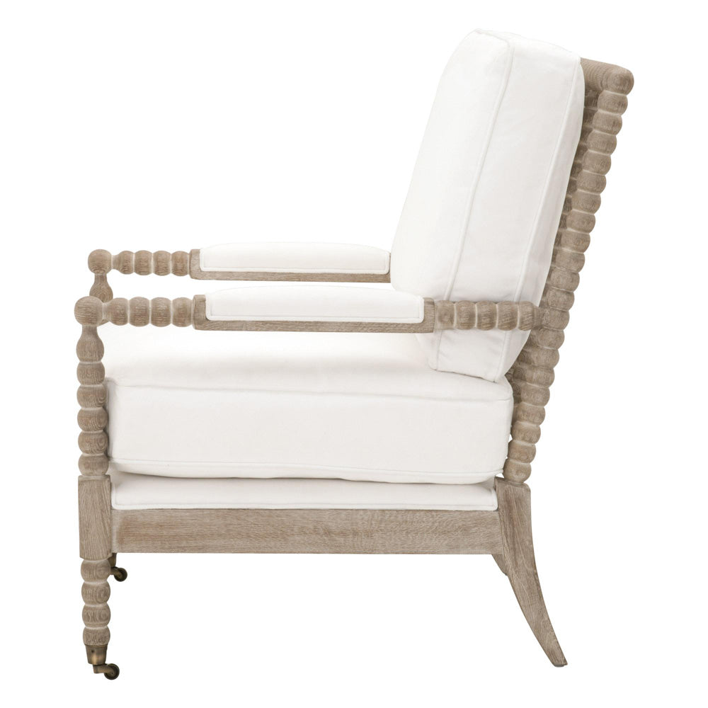 Essentials For Living - Stitch & Hand - Dining & Bedroom Rouleau Club Chair - 6648.LPPRL/NG view 3