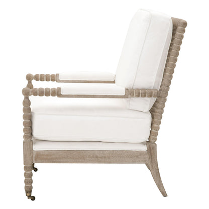 Essentials For Living - Stitch & Hand - Dining & Bedroom Rouleau Club Chair - 6648.LPPRL/NG view 3