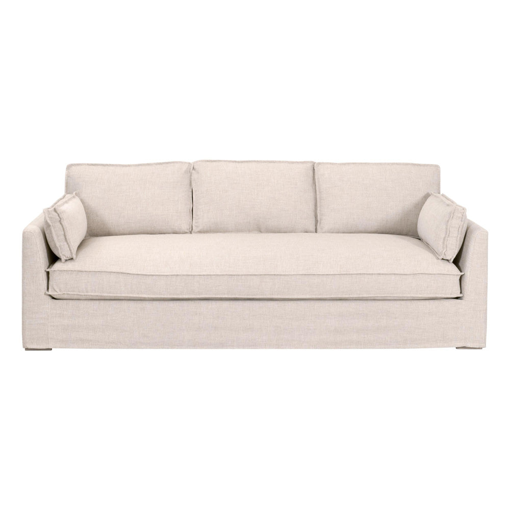 Essentials For Living - Stitch & Hand - Dining & Bedroom Thea Outdoor 90" Taper Arm Slipcover Sofa - 6726-3.ATWN view 1