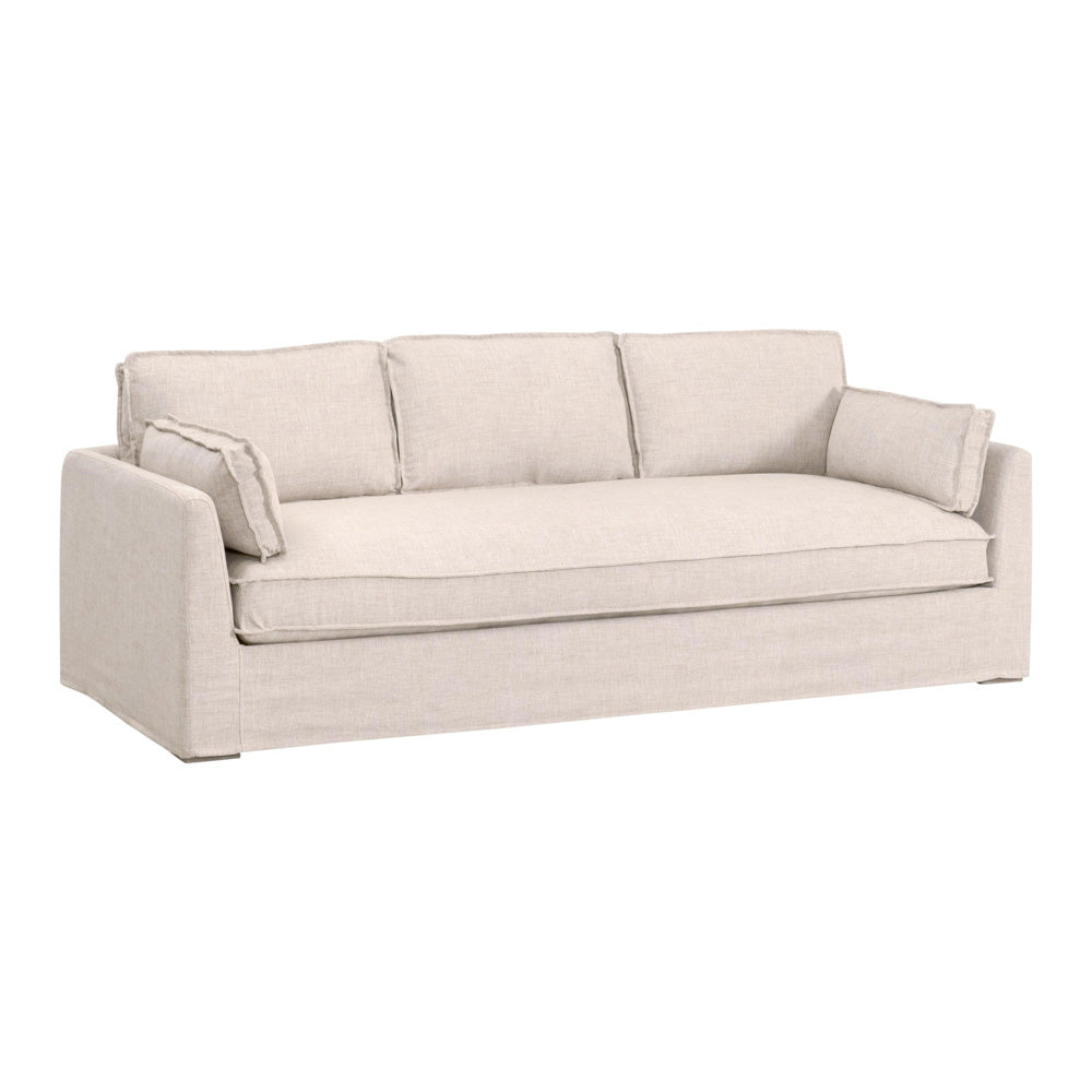 Essentials For Living - Stitch & Hand - Dining & Bedroom Thea Outdoor 90" Taper Arm Slipcover Sofa - 6726-3.ATWN view 2