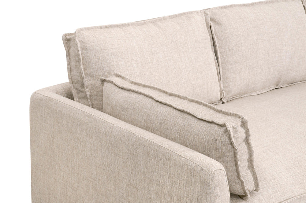 Essentials For Living - Stitch & Hand - Dining & Bedroom Thea Outdoor 90" Taper Arm Slipcover Sofa - 6726-3.ATWN view 4