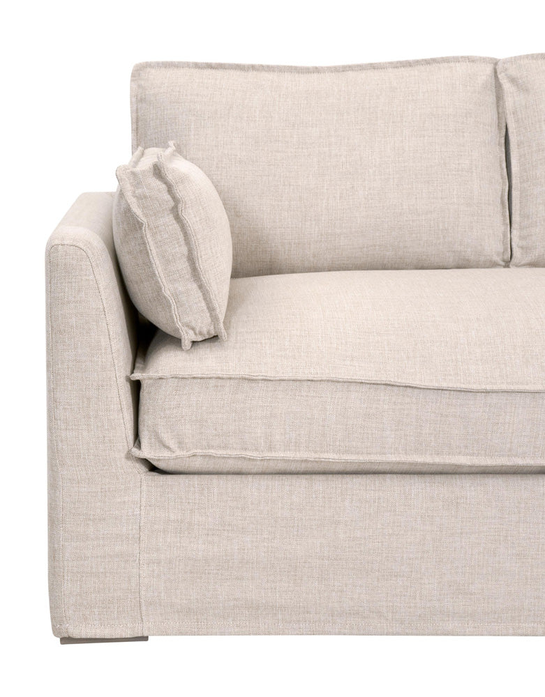 Essentials For Living - Stitch & Hand - Dining & Bedroom Thea Outdoor 90" Taper Arm Slipcover Sofa - 6726-3.ATWN view 6