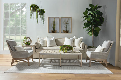 Essentials For Living - Stitch & Hand - Dining & Bedroom Thea Outdoor 90" Taper Arm Slipcover Sofa - 6726-3.ATWN view 11