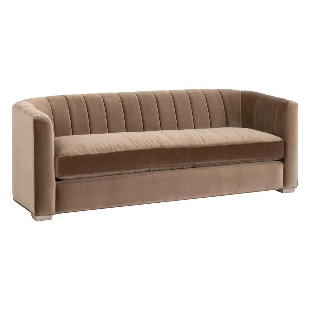 Essentials For Living - Stitch & Hand - Upholstery Bronx 87" Channel Back Sofa - 6615-3.CAR/NG view 2