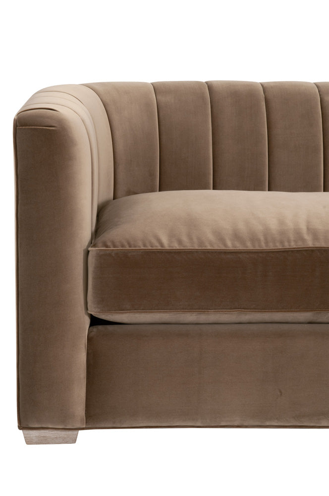 Essentials For Living - Stitch & Hand - Upholstery Bronx 87" Channel Back Sofa - 6615-3.CAR/NG view 7