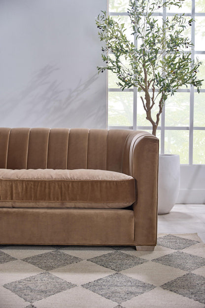 Essentials For Living - Stitch & Hand - Upholstery Bronx 87" Channel Back Sofa - 6615-3.CAR/NG view 9