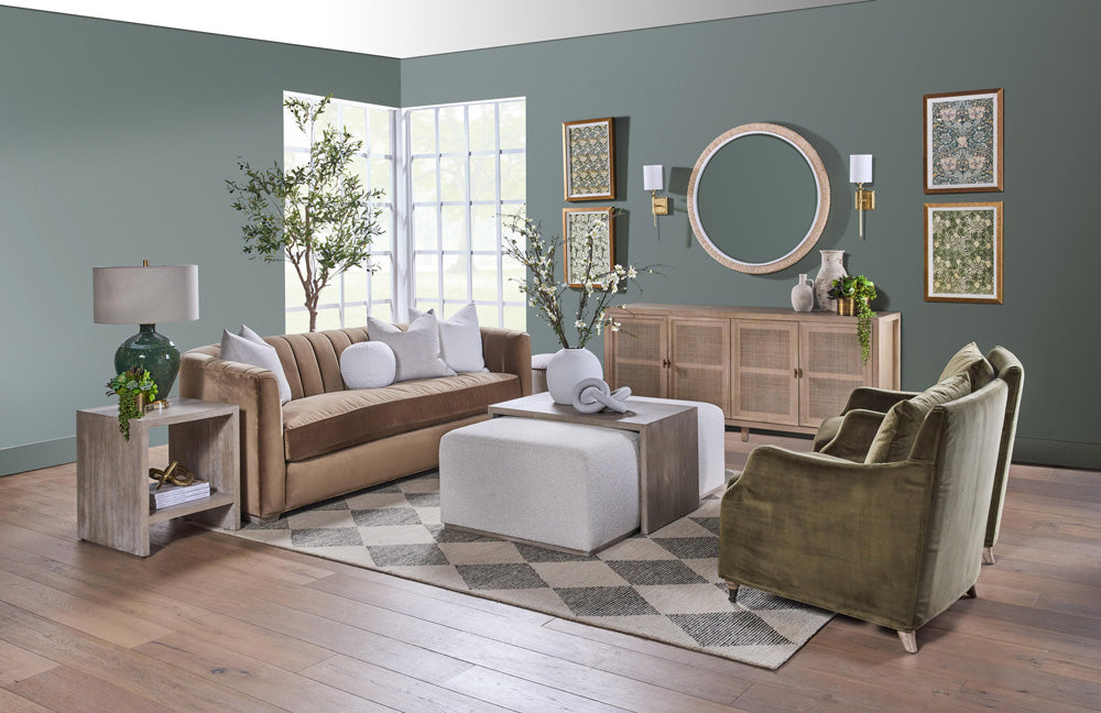 Essentials For Living - Stitch & Hand - Upholstery Bronx 87" Channel Back Sofa - 6615-3.CAR/NG view 11