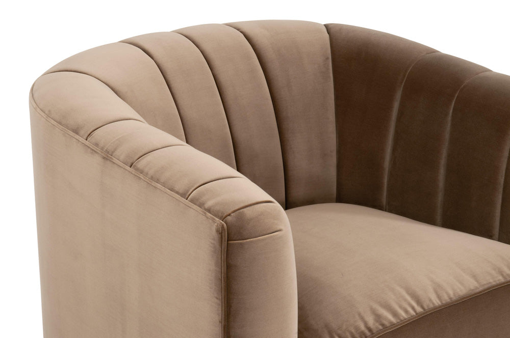 Essentials For Living - Stitch & Hand - Upholstery Bronx Channel Back Sofa Chair - 6615-1.CAR/NG view 4